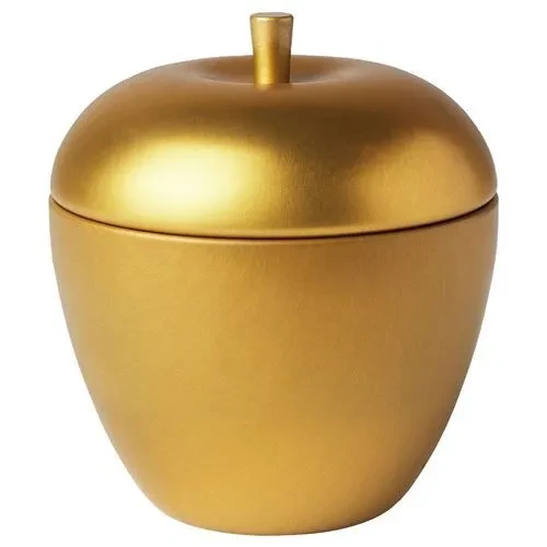 IKEA Vınterfınt Metal Kutuda Kokulu Mum - Altın Rengi ürün görseli 1