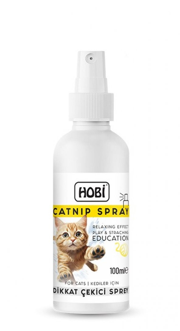 Hobi Catnip Spray Kediler İçin Dikkat Çekici Sprey 100ml
