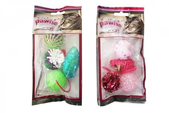 Pawise 28204 Kedi Oyuncağı Mix 4'lü - Resim 2