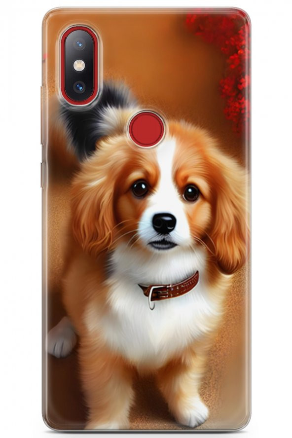 Xiaomi Mi 8 Se Uyumlu Kılıf Dogs 14 King Charles Spaniel Cover Kılıf Beyaz