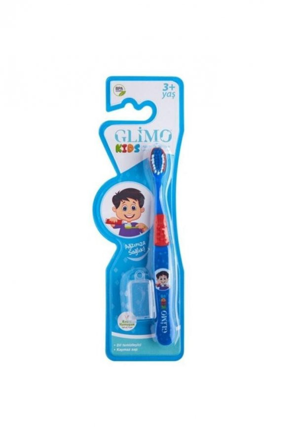 Glimo Kids Ekstra Yumuşak Diş Fırçası 3+ Yaş ( Mavi )