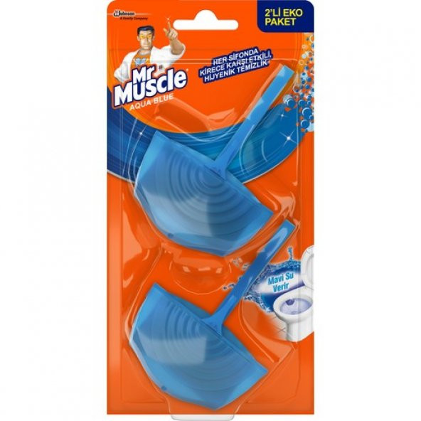 Mr Muscle Klozet Blok Aqua  2 li Eko Paket
