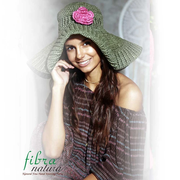 Fibra Natura Raffia Chunky 114-20 Koyu Kraft - Resim 4