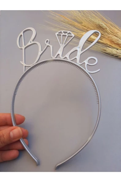 Kadın Mika Bride Taç Gelin Tacı - 4