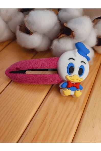 Xxl Disney Karakterli Kadife Çıtçıt Toka Sarı - 5