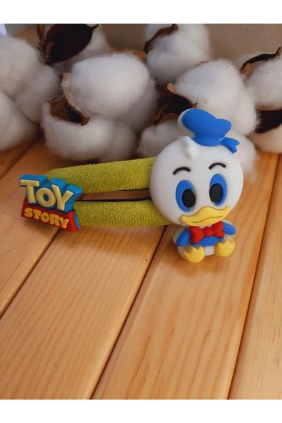 Xxl Disney Karakterli Kadife Çıtçıt Toka Sarı - 2