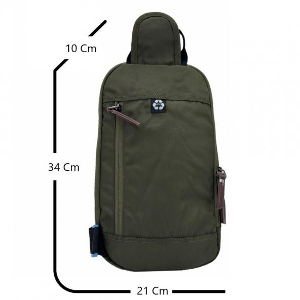 Discovery Slingbag D00720 Çapraz Sırt Çantası Haki - 2