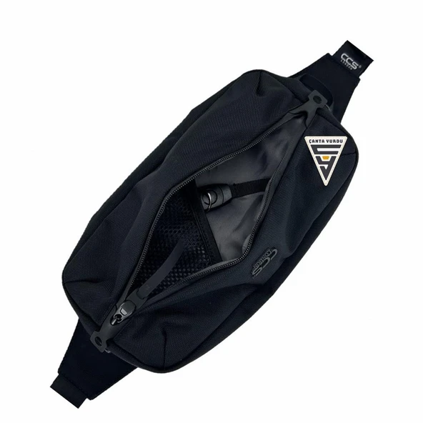 ÇÇS London 31417 XL Bel Çantası Siyah - Resim 4