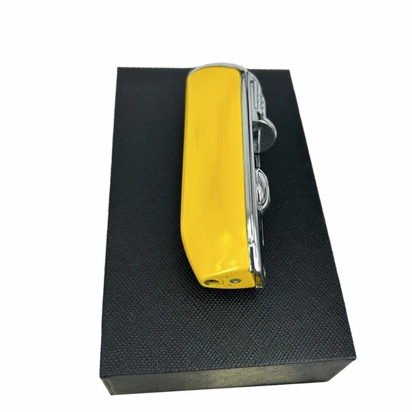 Parmida 3 Jet Torch Puro Çakmağı Sarı - Resim 4