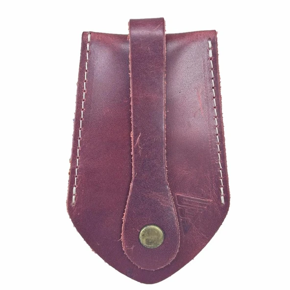 Hakiki Deri Hazneli Anahtarlık Bordo ürün görseli 1