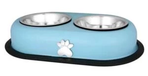 Netx DDBXP(M) 1Pt Pati Desenli İkili Mama Kabı  Tas çapı : 13,5 cm - 2