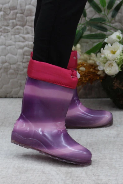 Mehmet Mete 7057 İçi Peluşlu Su Geçirmez Çocuk Kar Yağmur Çizmesi ürün görseli