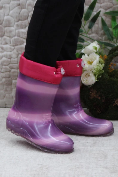 Mehmet Mete 7057 İçi Peluşlu Su Geçirmez Çocuk Kar Yağmur Çizmesi - Resim 11