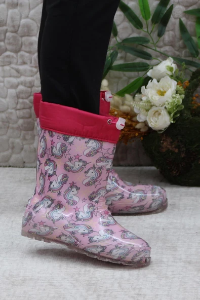 Mehmet Mete 7057 İçi Peluşlu Su Geçirmez Çocuk Kar Yağmur Çizmesi - Resim 2