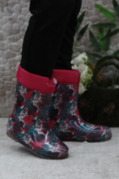 Mehmet Mete 7057 İçi Peluşlu Su Geçirmez Çocuk Kar Yağmur Çizmesi - Resim 7