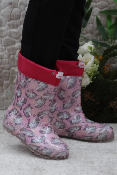 Mehmet Mete 7057 İçi Peluşlu Su Geçirmez Çocuk Kar Yağmur Çizmesi - Resim 3