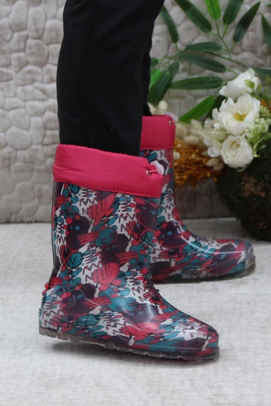 Mehmet Mete 7057 İçi Peluşlu Su Geçirmez Çocuk Kar Yağmur Çizmesi - Resim 6