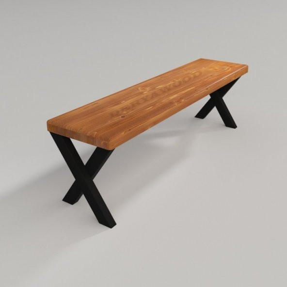 Deryawood Masif Ahşap Andora Bank  37*120*45cm