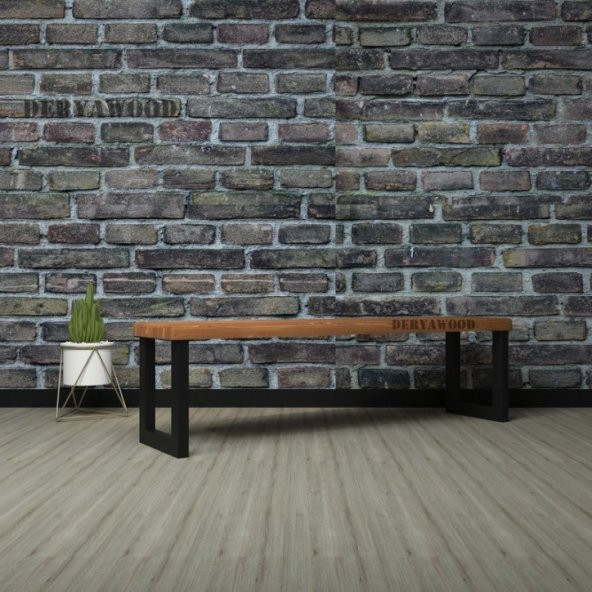 Deryawood Masif Ahşap Hera Bank  37*80*45cm - Resim 2