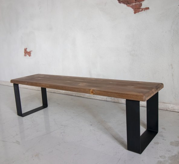 Deryawood Masif Ahşap Bank  200*37 Cm