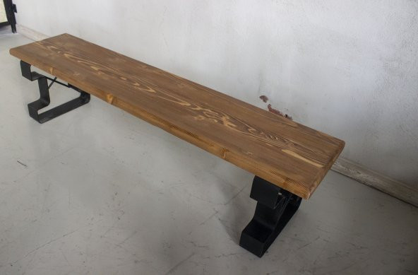 Deryawood Masif Ahşap Bank  85*37 Cm - Resim 2