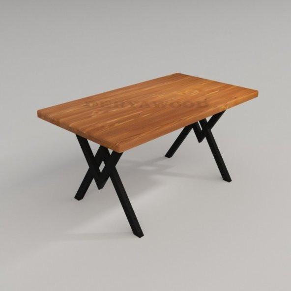 Deryawood Masif Ahşap Alnilam Mutfak Masası 70*150*76 Cm - Resim 2