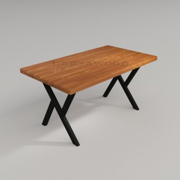 Deryawood Masif Ahşap Anteres Mutfak Masası 70*150*76 Cm - Resim 2