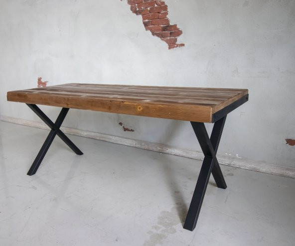 Deryawood Masif Ahşap Yemek Masası 85*85 Cm - Resim 3