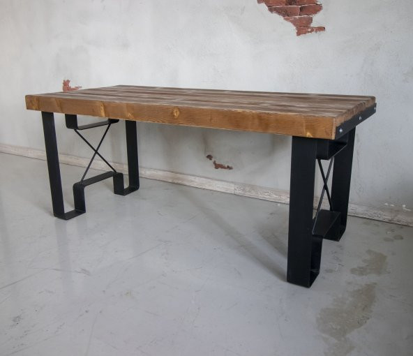 Deryawood Masif Ahşap Yemek Masası 85*160 Cm ürün görseli