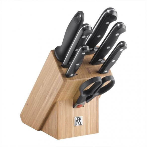 Zwilling 349310030 Twin Chef 2 Bambu Blok 8 Parça Bıçak Seti