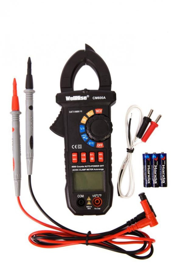WellHise CM600A ACDC 600A Pensampermetre Ölçü Aleti 600 AMPER