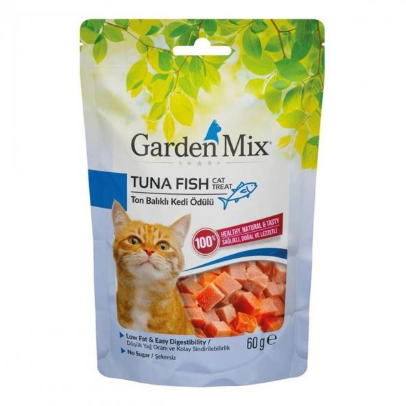 Garden Mix Ton Balıklı Kedi Ödül Maması 60 gr