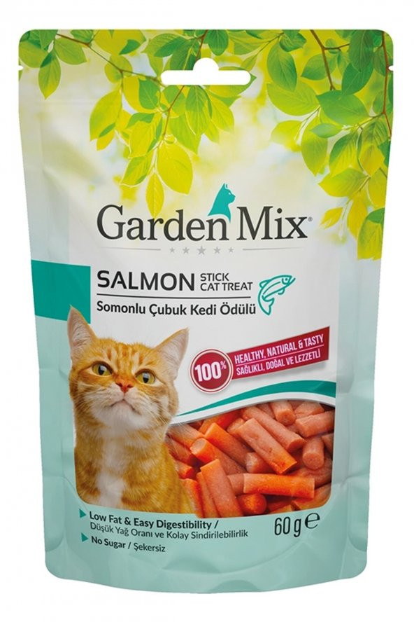 Garden Mix Somonlu Kedi Ödül Maması 60 gr