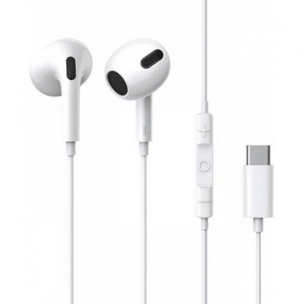Baseus HD Mikrofonlu Kulakiçi Kablolu Type-C Kulaklık 20Hz-20kHz Hareketli Bobin  Type-C Kulaklık - 2