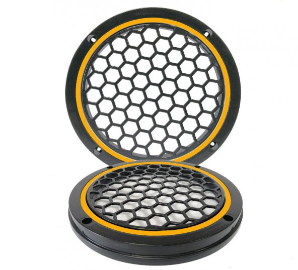 Garaj Dünyası Turuncu Neon Ledli 16 Cm 2’li Hoparlör Kapağı