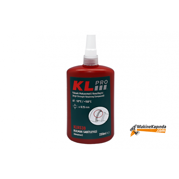 KLpro KLRS38-250 250 ml Rulman Sabitleyici