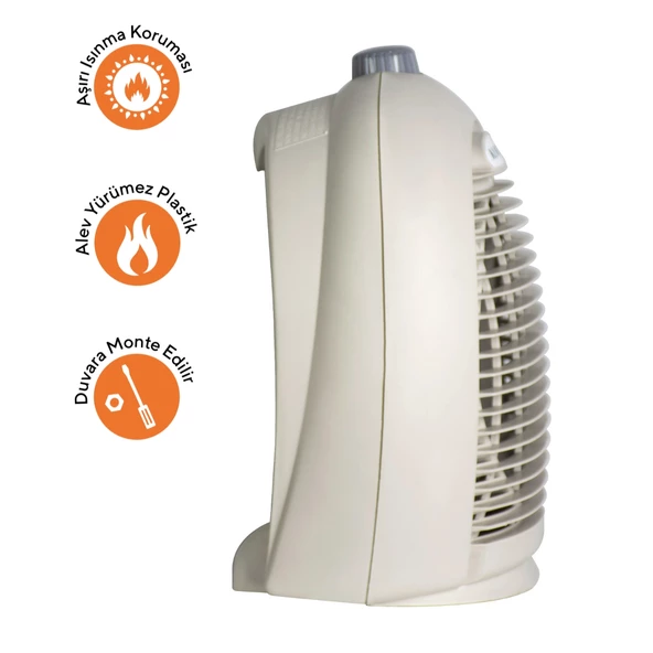 Kumtel LX-6331 2000 W Fanlı Isıtıcı - 2