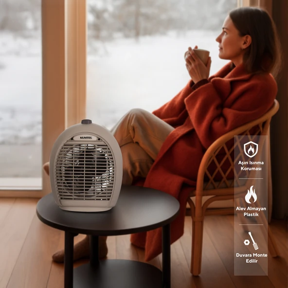Kumtel LX-6331 2000 W Fanlı Isıtıcı - 5