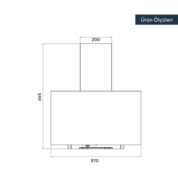 KUMTEL DA6-833 SİYAH CAM DAVLUMBAZ - 2