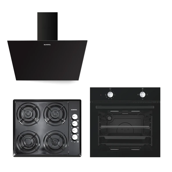 KUMTEL DİNAMİK SİYAH ANKASTRE SET