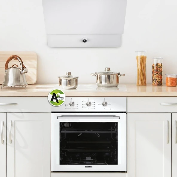 KUMTEL Beyaz Cam Davlumbaz DA6-830 - 3