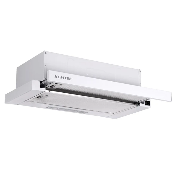 KUMTEL Beyaz Sürgülü Aspiratör DS6-905 W