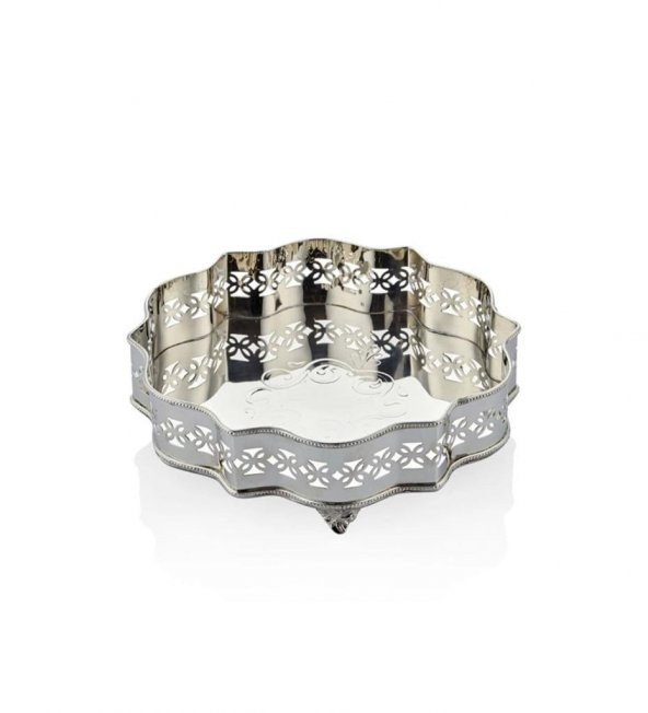 LAMEDOR FANCY GÜMÜŞ BÜYÜK TEPSİ 34348 CM