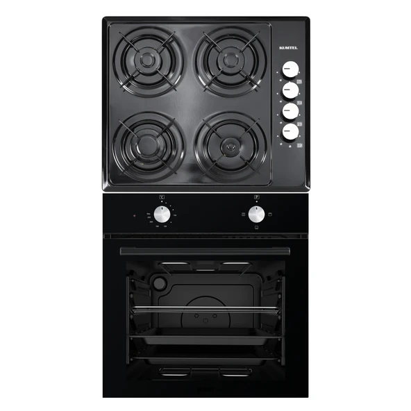 KUMTEL Siyah 2 li Set (Fırın-Ocak) - 4