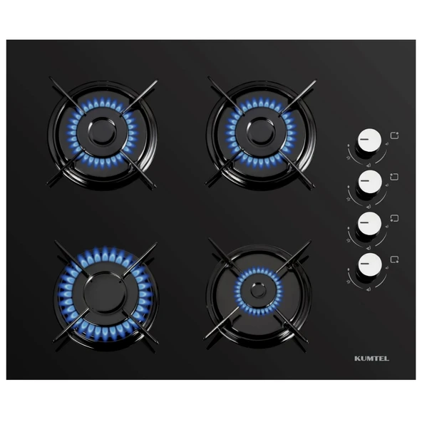 KUMTEL Siyah 2 li Set (Ocak-Dokunmatik Davlumbaz) - 3