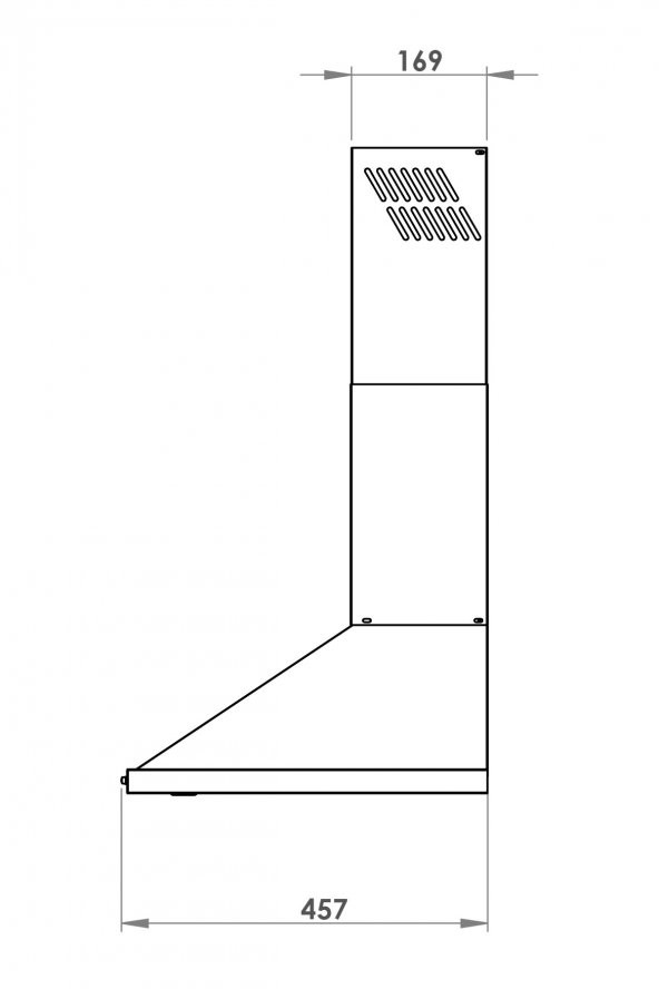 Kumtel Siyah Davlumbaz DP6-S - 2