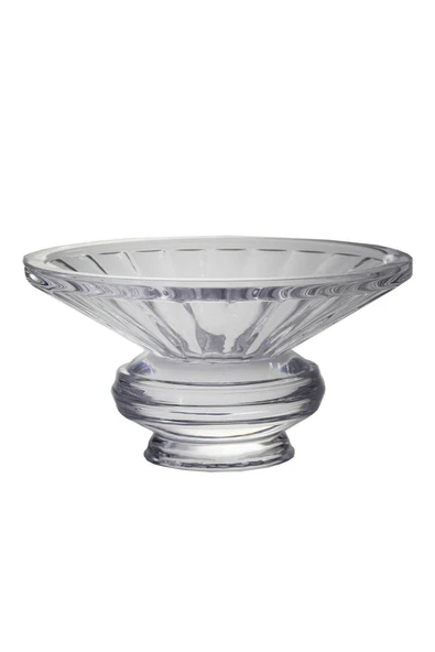 Paşabahçe Kristal El İmalatı Gravurlu Ayak Oval Kase 24244