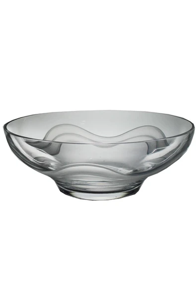 Paşabahçe El İmalatı Beyaz Dalgalı Kristal Kase 1 Adet 18168 ürün görseli 1