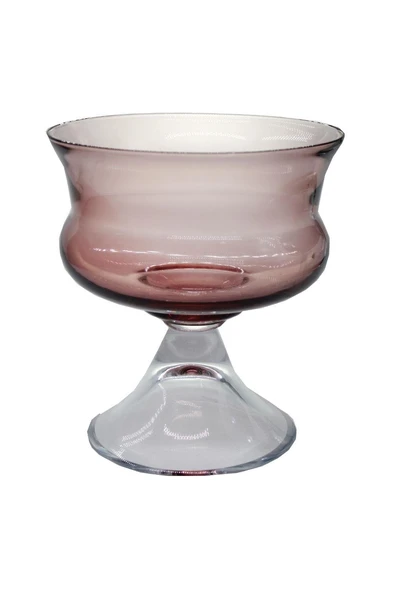 Paşabahçe El İmalatı Kristal Ayaklı Kase 1 Adet 90602 ürün görseli