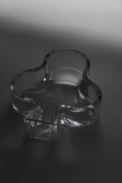 Paşabahçe El İmalatı İskambil Sinek Model Kristal Kase 1 Adet 16655 - Resim 2